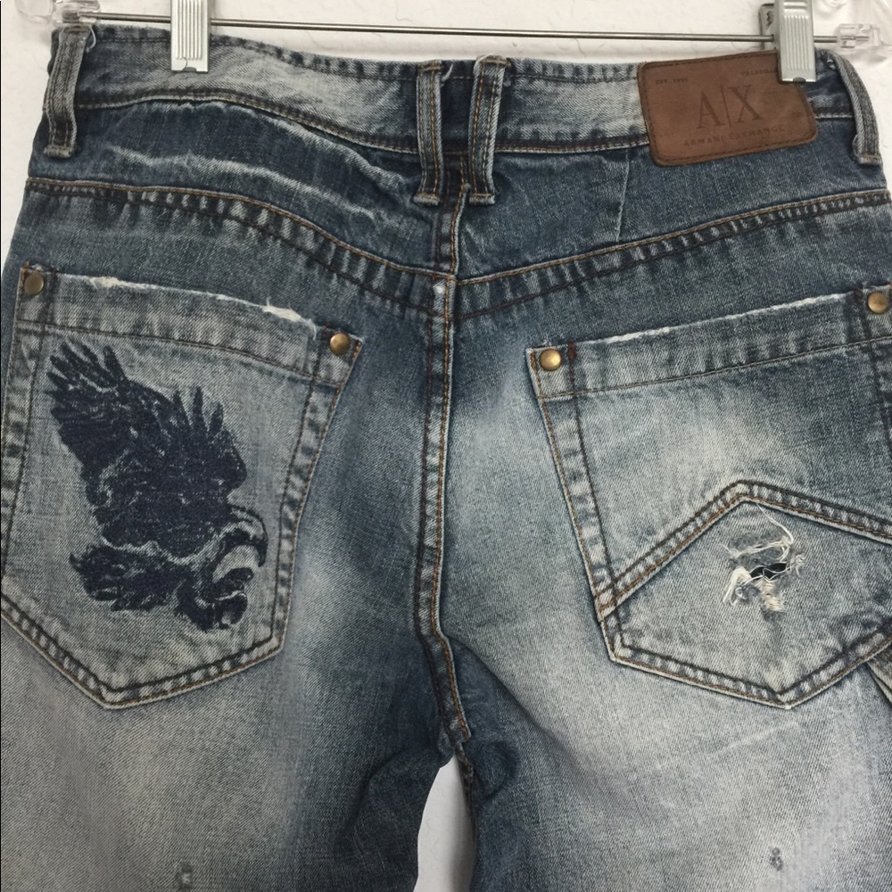 Armani Exchange Men's Blue Jeans 31x31 Rare